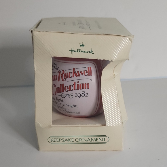 Vintage 1982 Norman Rockwell Ornament in original box - Picture 2 of 11